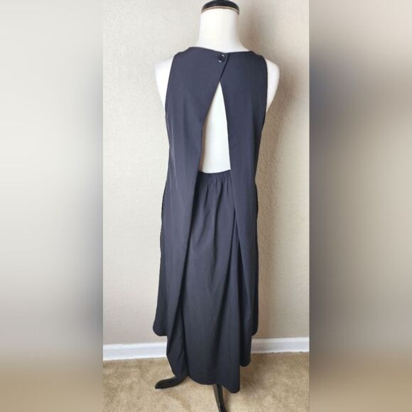 Halara Breezeful Pocket High Low Midi Quick Dry Work Dress Black Size S - Picture 7 of 11